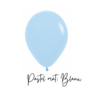 10x latex ballon: pastel mat blauw