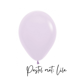 10x latex ballon: pastel mat lila