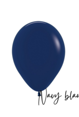 10x latex ballon: Navy blauw