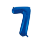 CIJFERBALLON XXL BLAUW / 7