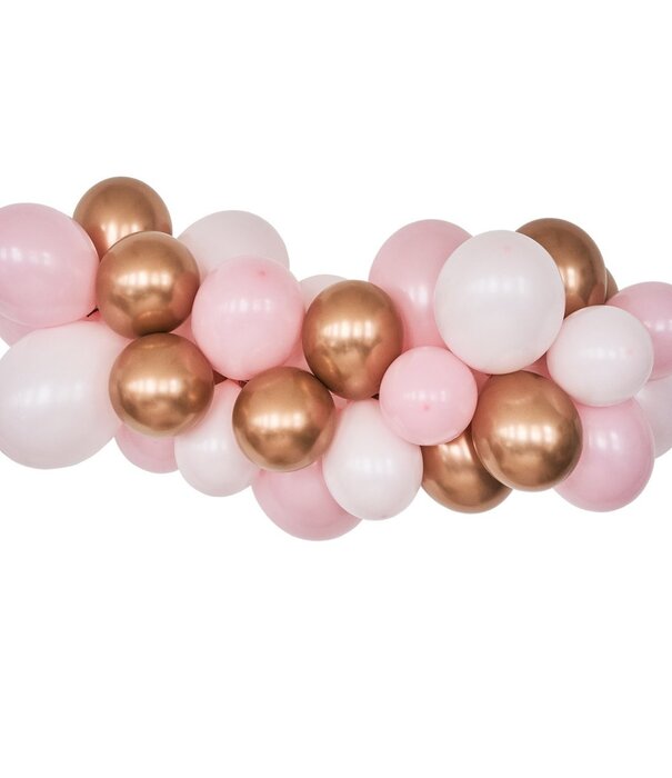 Ballonnenboog Roze - Koper