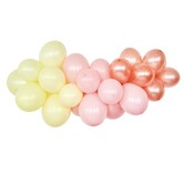 Ballonnenboog pastel rose
