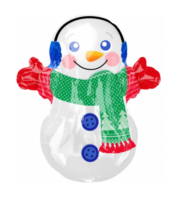 Ballonnenpost: Schattige sneeuwman