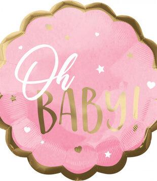Ballonnenpost: oh baby roze