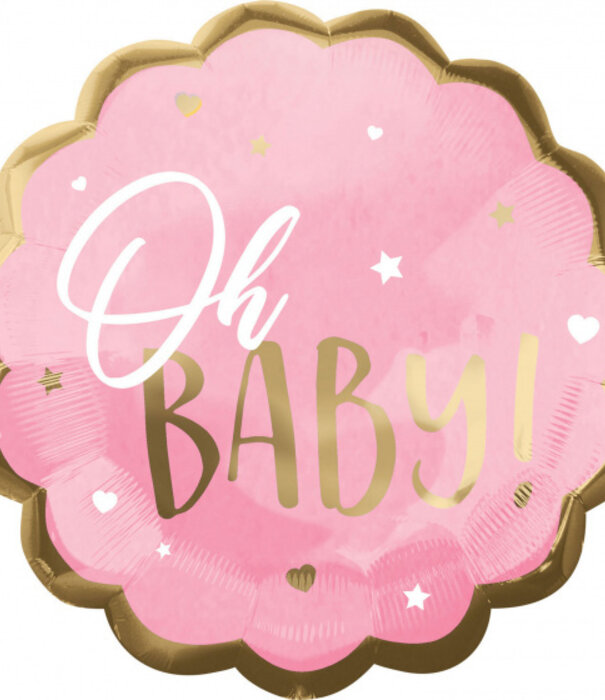 Ballonnenpost: oh baby roze