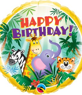 Ballonnenpost: Happy birthday dieren