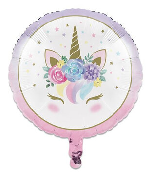 Ballonnenpost: folieballon unicorn