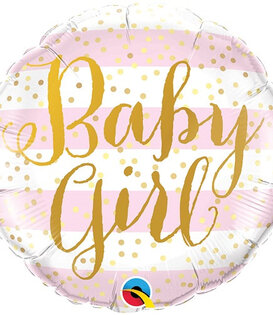 Ballonnenpost: Baby girl met goud