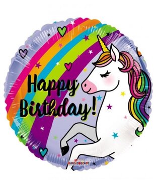 Ballonnenpost: Happy birthday eenhoorn