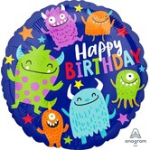 Ballonnenpost; folieballon happy birthday monster