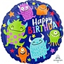 Ballonnenpost; folieballon happy birthday monster