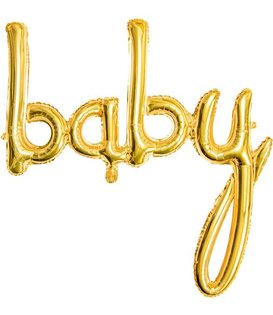 Folieballon goud | Baby