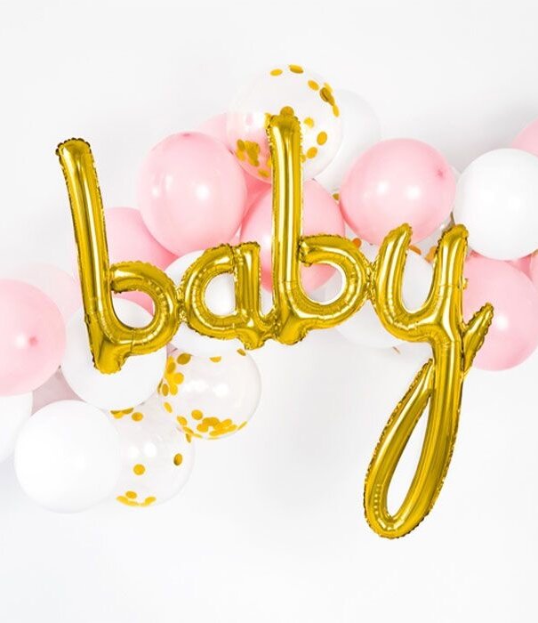Folieballon goud | Baby
