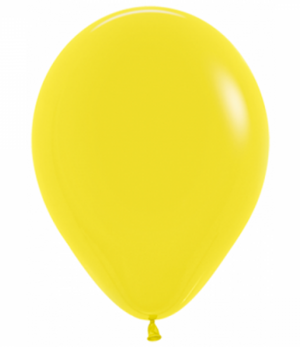 10x latex ballon geel | 30cm