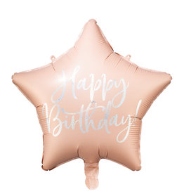 Ballonnenpost: happy birthday licht roze