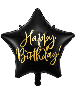 Ballonnenpost | happy birthday zwart