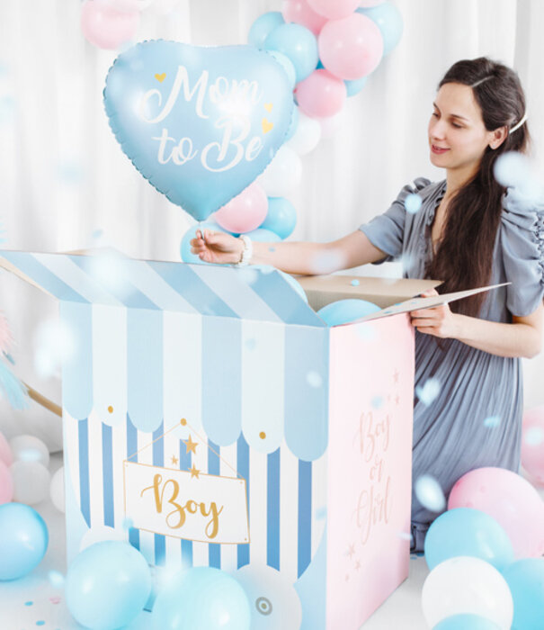 Ballonnenpost | Mom to be blauw