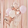 Blush en roségouden ballonnenpakket