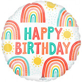 Ballonnenpost | Happy birthday regenboog