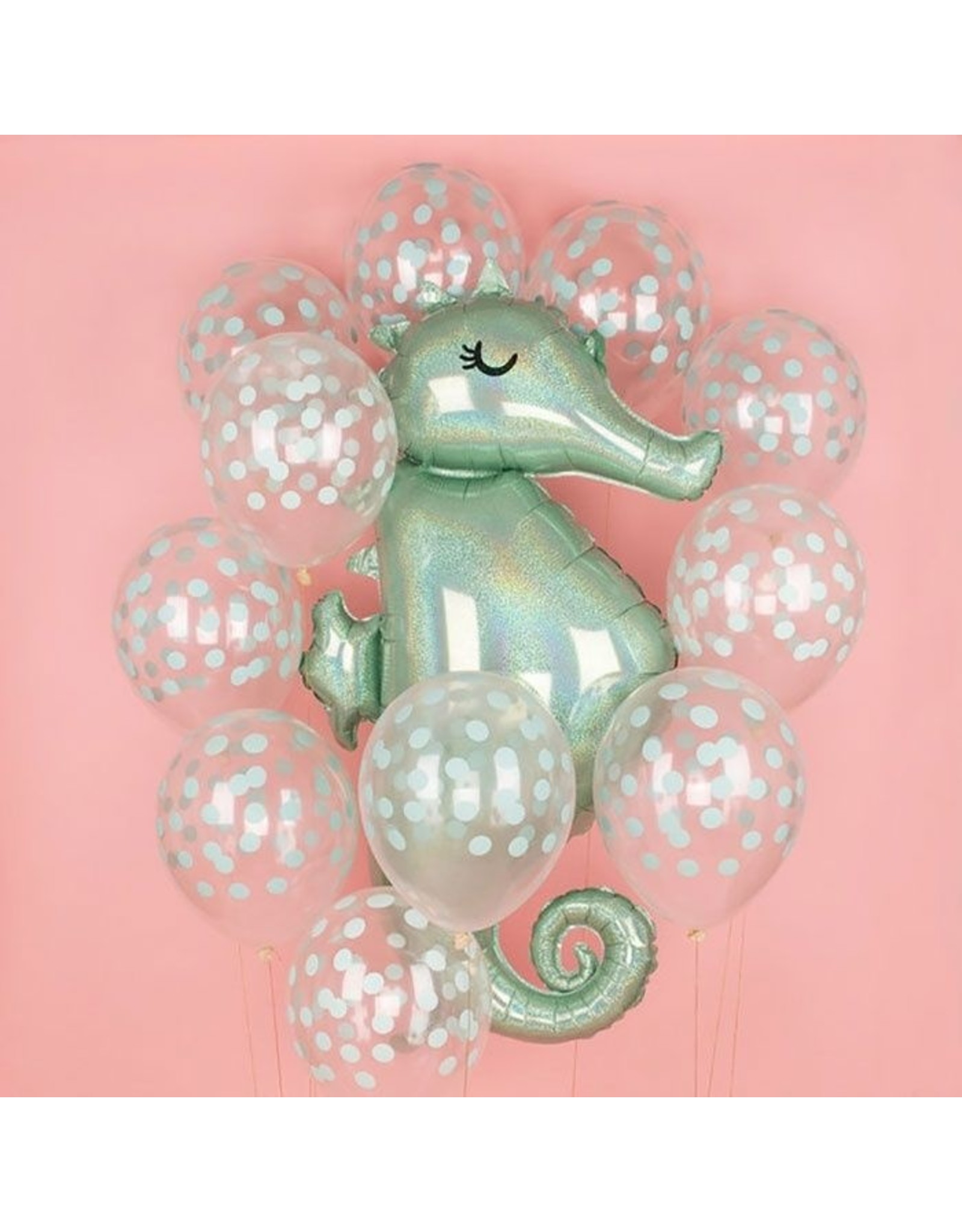 Folieballon zeepaard XXL