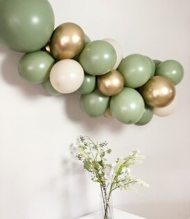 OPGEBLAZEN ballonnenboog: Cesar