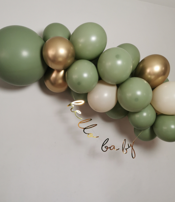 OPGEBLAZEN ballonnenboog: Cesar