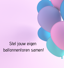 Ballonnentoren: kies je eigen kleuren