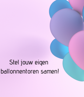 Ballonnentoren: kies je eigen kleuren