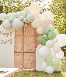 Ballonnenboog | Salie, Nude & Wit