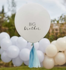 Big brother ballon met kwastjes