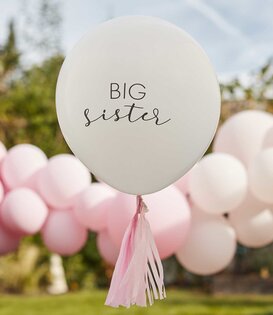 Big sister ballon met kwastje