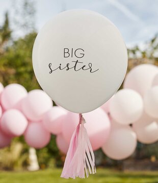 Big sister ballon met kwastje