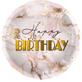 Ballonnenpost: Marmer happy birthday