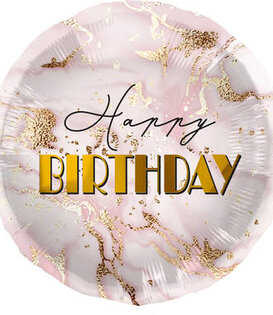 Ballonnenpost: Marmer happy birthday