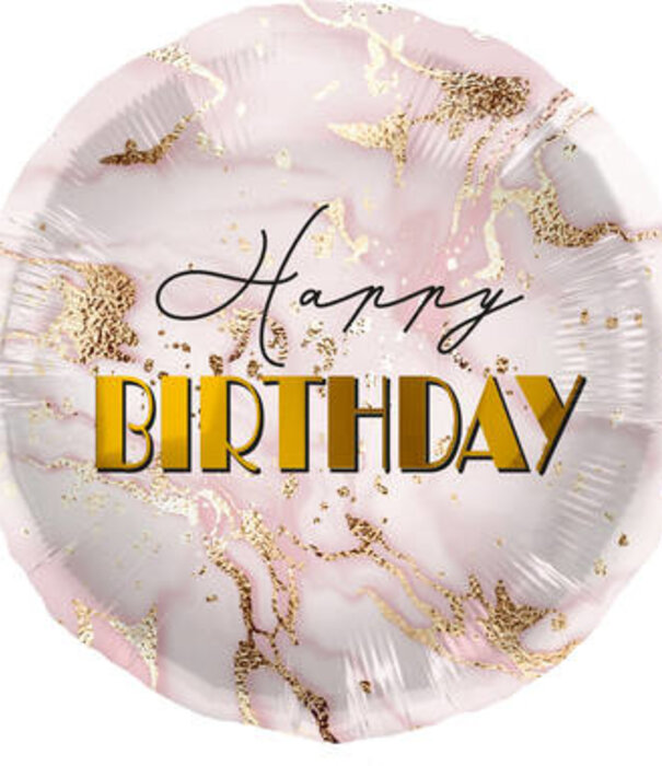 Ballonnenpost: Marmer happy birthday