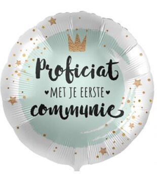 Ballonnenpost | Proficiat met je communie munt