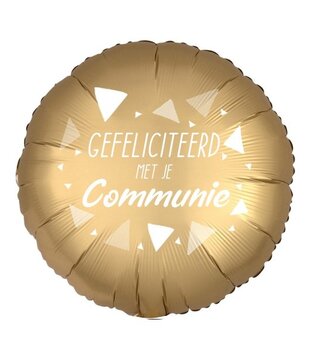 Ballonnenpost | Proficiat met je communie goud
