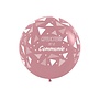 Latex ballon: Communie rosé 60cm