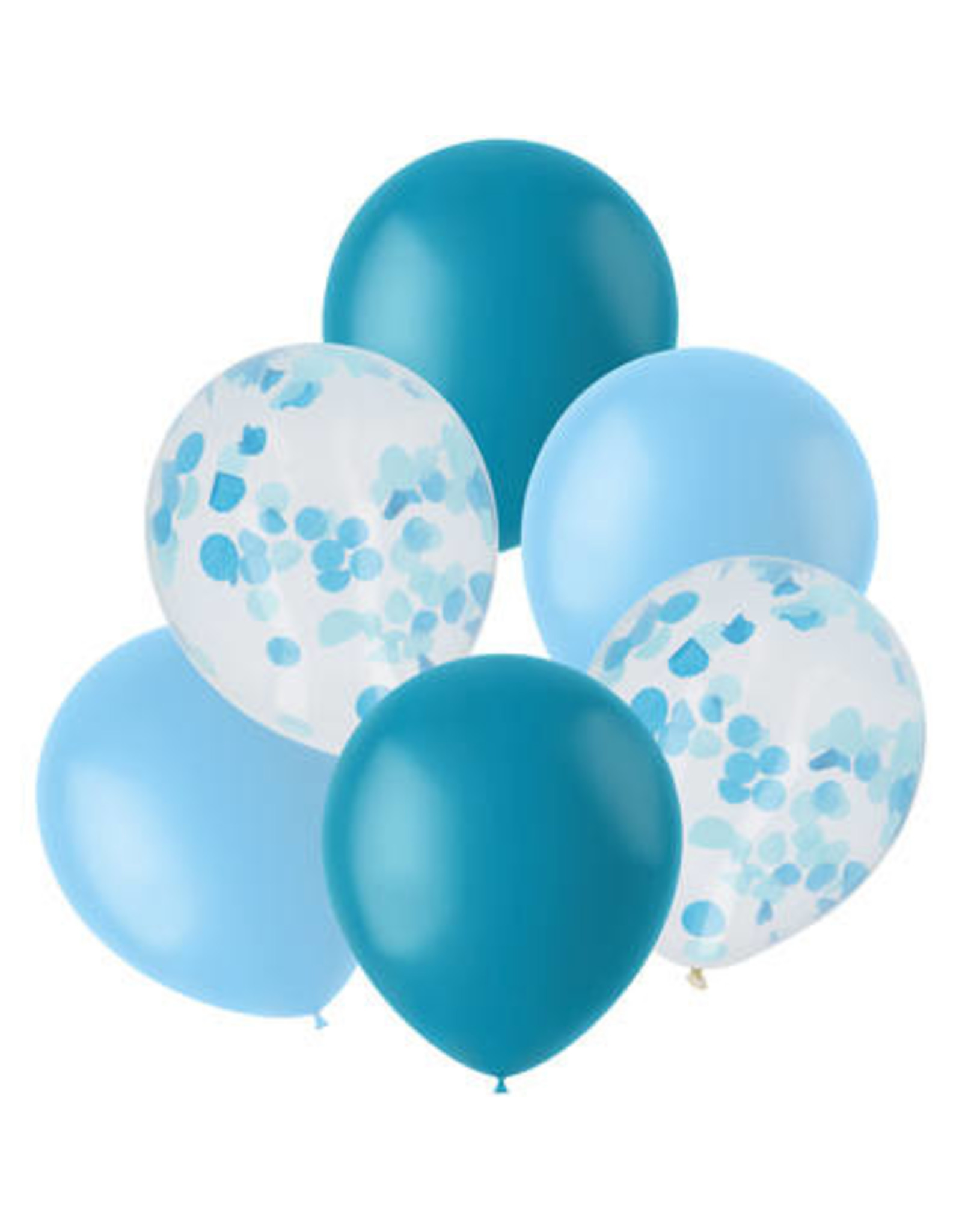 naar voren gebracht Amazon Jungle Sobriquette Ballonnen Mix Blauw 30cm - 6 stuks - WOW Party