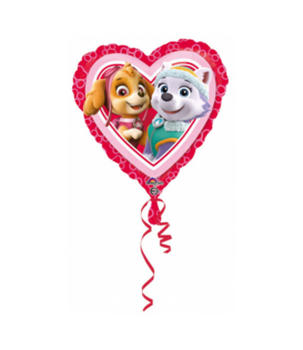 Folieballon paw patrol meisjes