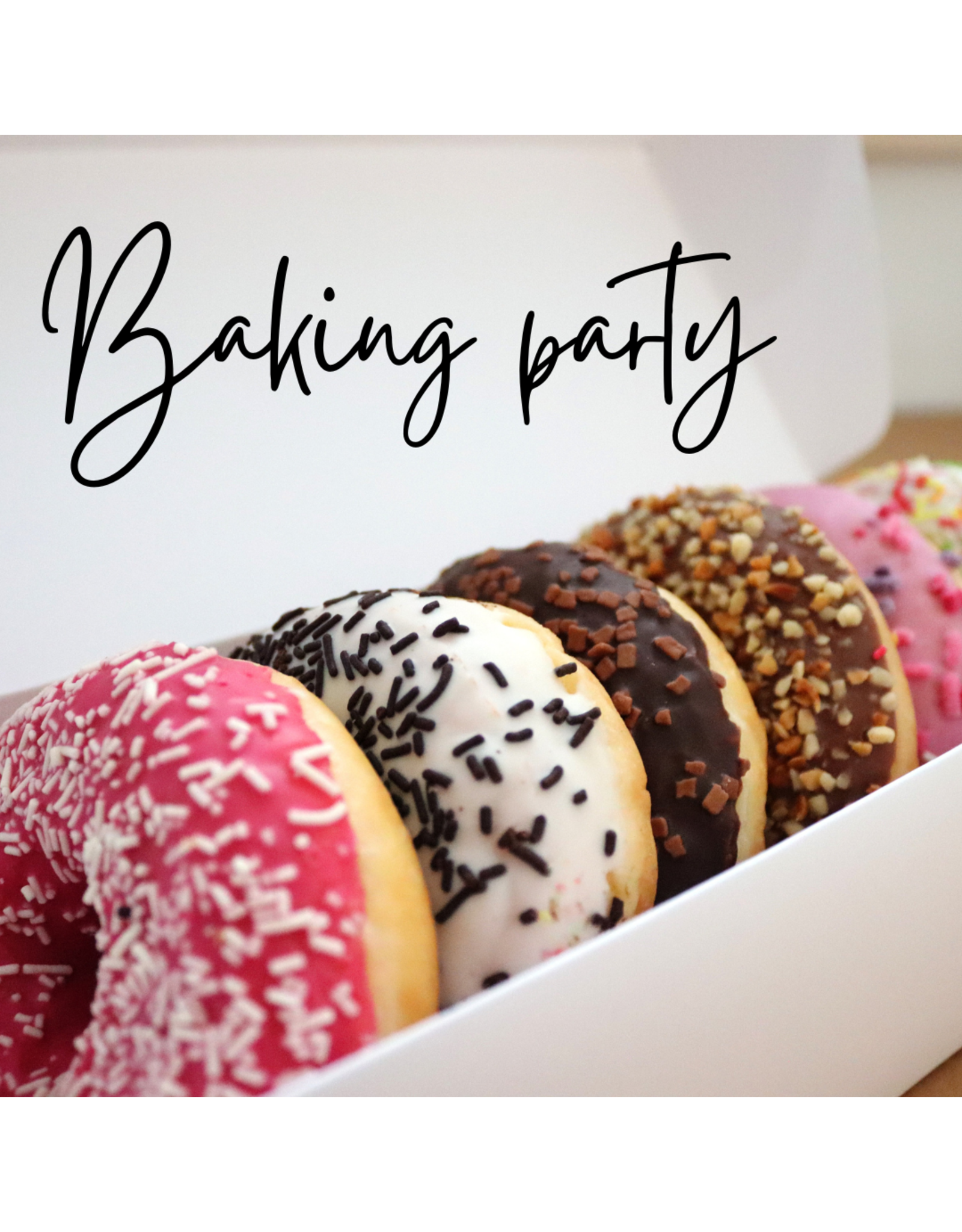 wowparty Bakfeestje : bak je  eigen donuts & hartjes wafels