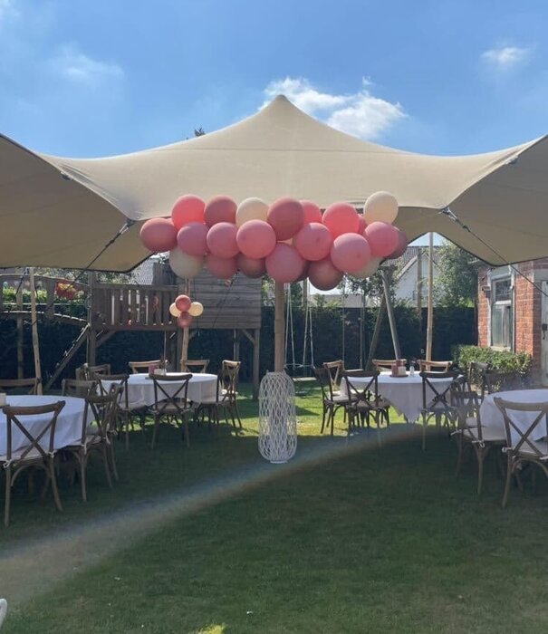 10x Latex ballon oud roze | 30 cm
