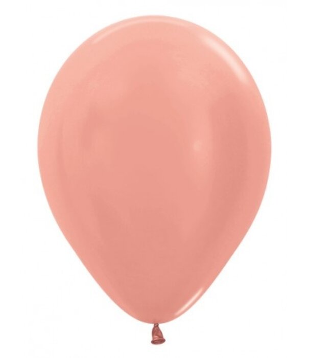 Latex ballon Mettalic rose gold | 10x