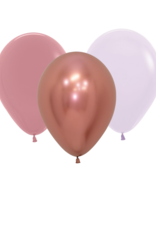 WOW ballonnenmix: Oud roze/Rose gold/Sand