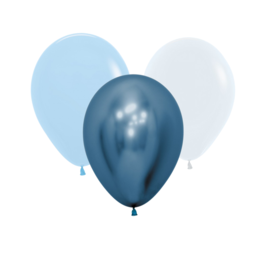 WOW ballonnenmix: Blauw