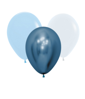 WOW ballonnenmix: Blauw