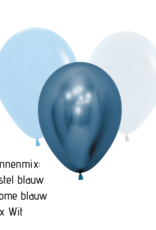 WOW ballonnenmix: Blauw