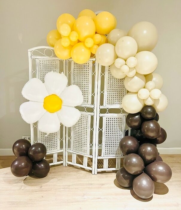 WOW ballonnemix: Mosterd/Sand/Bruin
