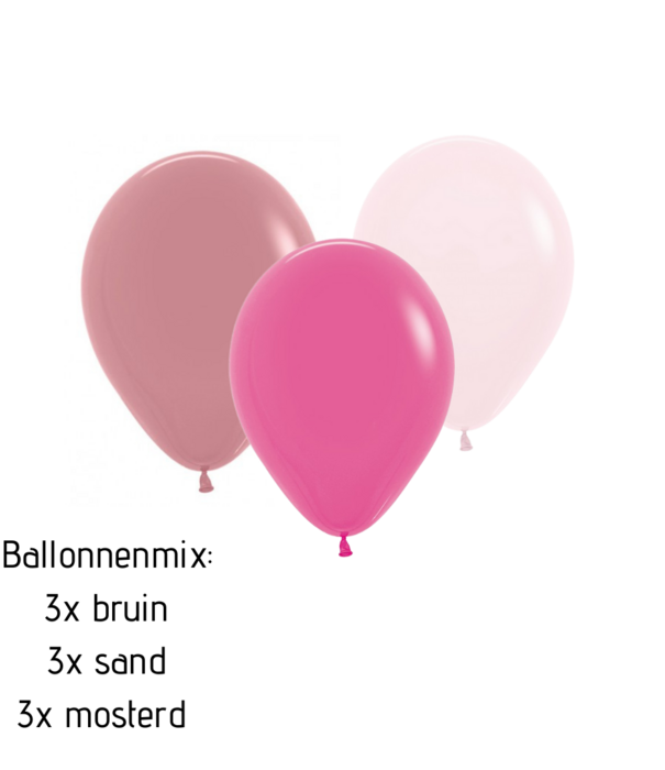 WOW ballonnenmix: Roze