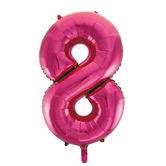 Cijferballon XXL | 8 Fushia